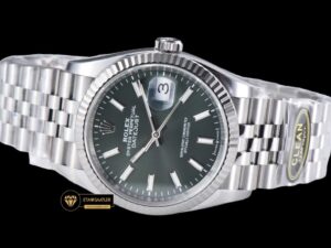 Rolex Datejust Clean Factory 3235 Yeşil Kadran 36mm jubile ETA