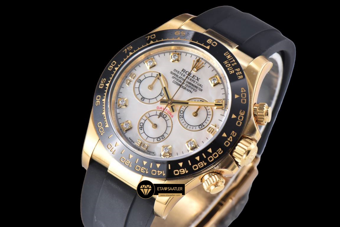 Rolex Daytona 116518LN Taşlı Sedef Kadran 4130 Chronograph Super Clone ETA