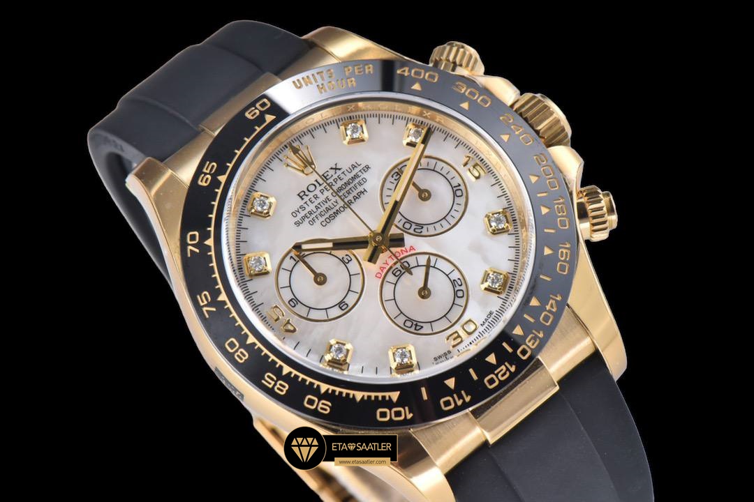 Rolex Daytona 116518LN Taşlı Sedef Kadran 4130 Chronograph Super Clone ETA