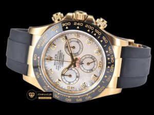 Rolex Daytona 116518LN Taşlı Sedef Kadran 4130 Chronograph Super Clone ETA