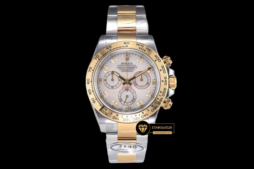 Rolex Daytona Clean 116503LN Taşlı Mop Kadran 4130 Super Plus Clone ETA