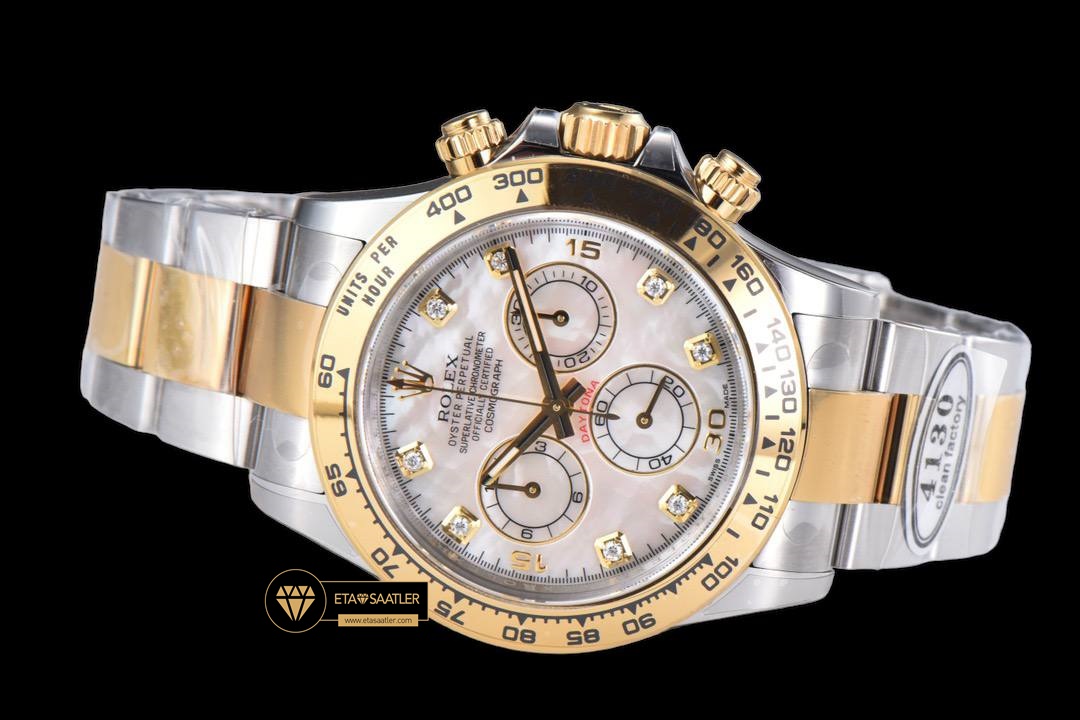 Rolex Daytona Clean 116503LN Taşlı Mop Kadran 4130 Super Plus Clone ETA