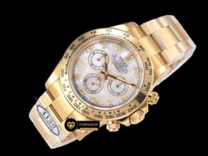 Rolex Daytona Clean 116508 Taşlı Beyaz Kadran 4130 Super Plus Clone ETA