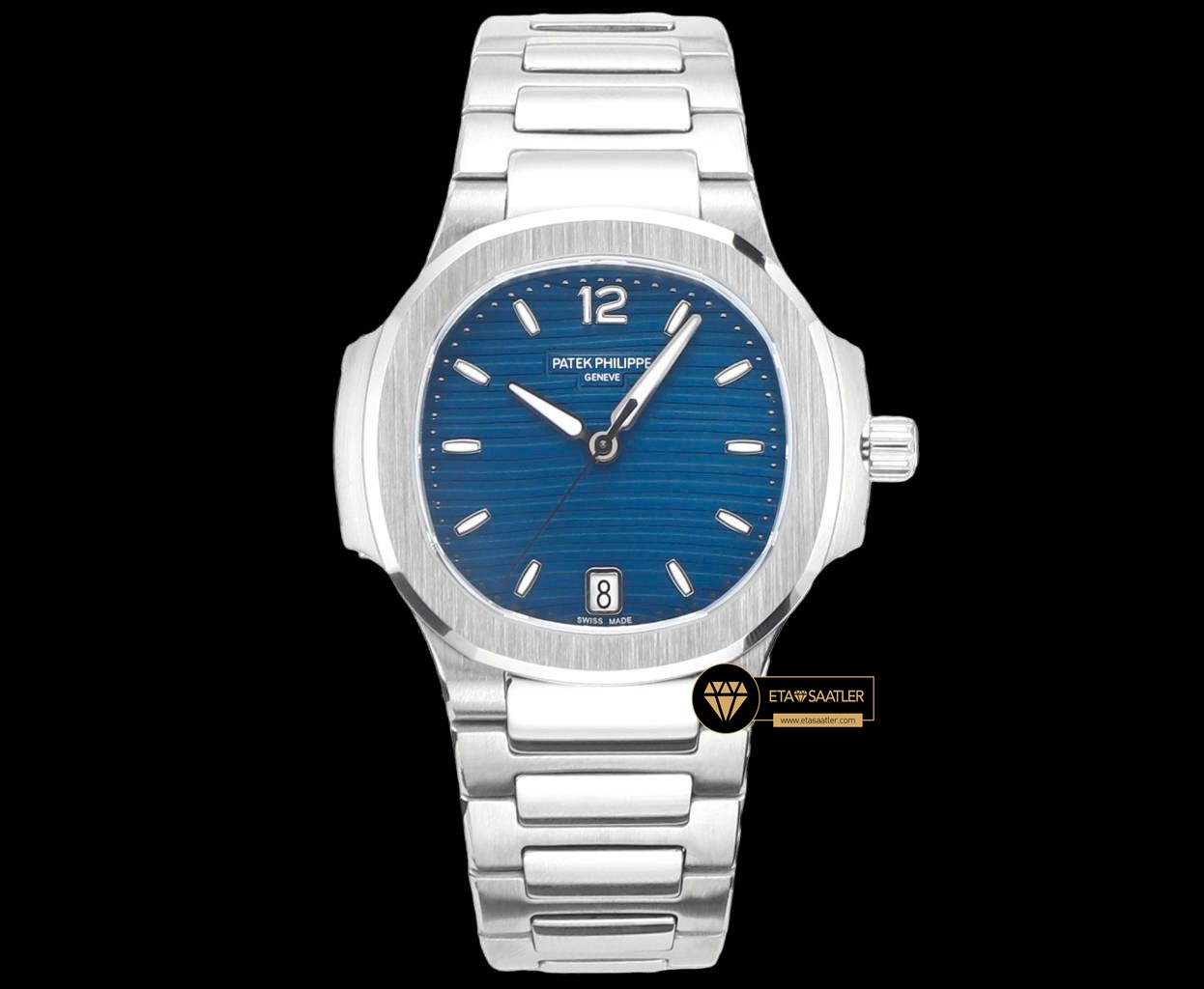 Patek Philippe 7118 Nautilus 35mm Mavi Kadran 316F Çelik ETA