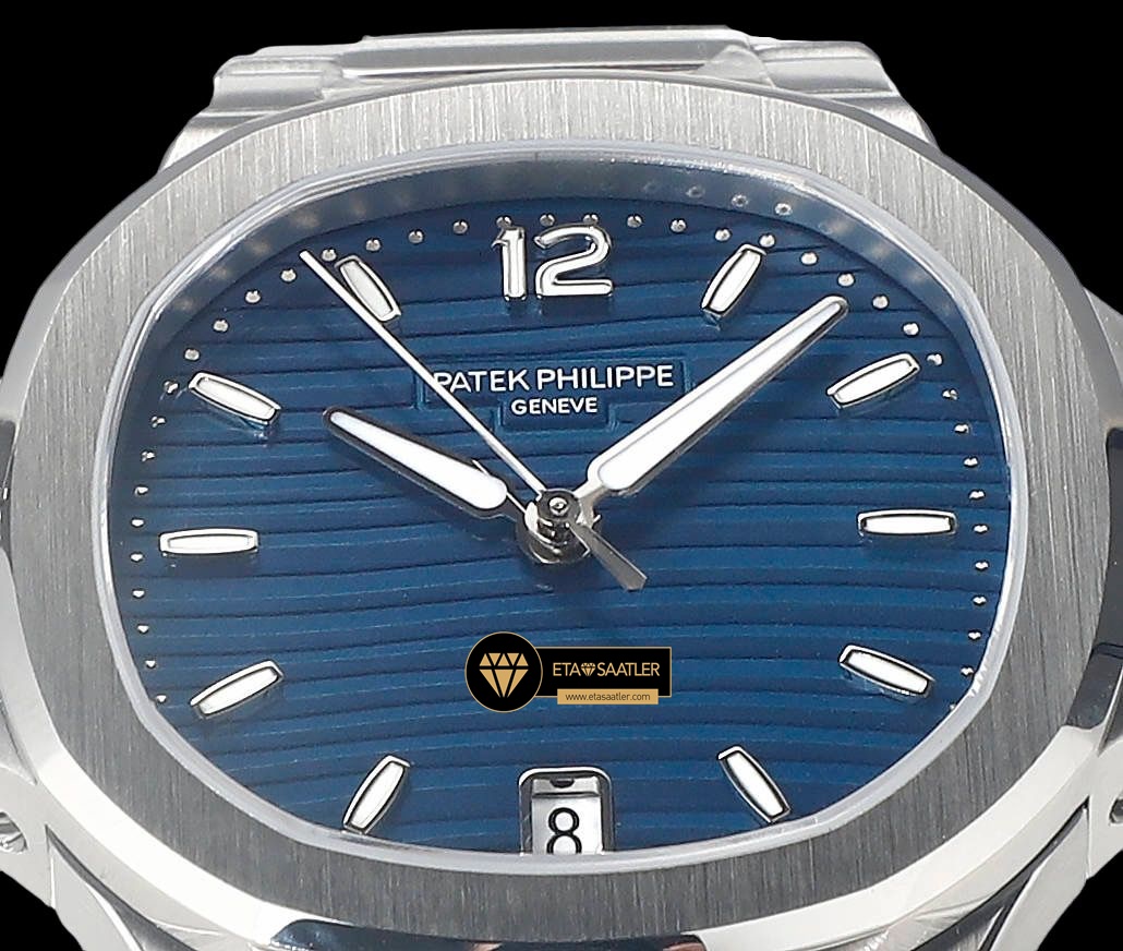 Patek Philippe 7118 Nautilus 35mm Mavi Kadran 316F Çelik ETA