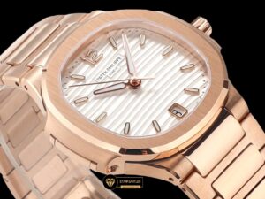 Patek Philippe 7118 Nautilus Beyaz Kadran 35mm Rose Kasa ETA