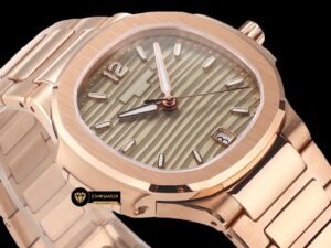 Patek Philippe 7118 Nautilus Kahverengi Kadran 35mm Rose Kasa ETA