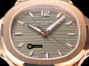 Patek Philippe 7118 Nautilus Kahverengi Kadran 35mm Rose Kasa ETA