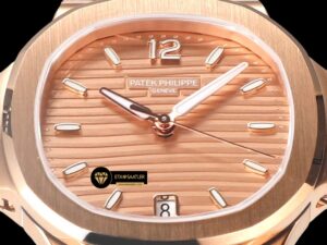 Patek Philippe 7118 Nautilus Pembe Kadran 35mm Rose Kasa ETA