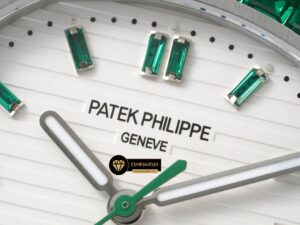 Patek Philippe Nautilus Çelik 40mm Jumbo 5711 Taşlı Beyaz Kadran ETA