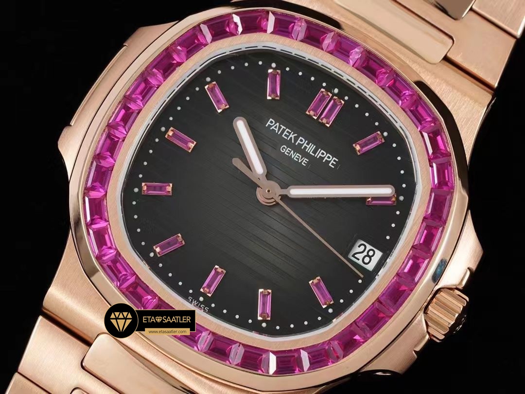 Patek Philippe Nautilus Rose 40mm Jumbo 5711 Super Clone ETA (3) Patek Philippe Nautilus Rose 40mm Jumbo 5711 Super Clone ETA