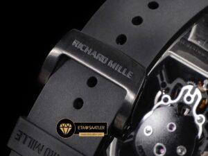 Richard Mille RM052 Taşlı Kafatası Kadran Siyah Carbon Çerçeve YSF Tourbillon V2 ETA