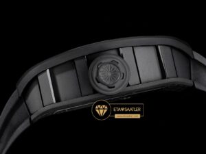 Richard Mille RM052 Taşlı Kafatası Kadran Siyah Carbon Çerçeve YSF Tourbillon V2 ETA