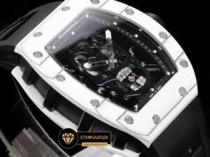 Richard Mille RM052 Taşlı Kurukafa Kadran Carbon Kasa YSF Tourbillon V2 ETA