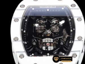 Richard Mille RM052 Taşlı Kurukafa Kadran Carbon Kasa YSF Tourbillon V2 ETA