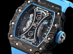 Richard Mille RM053-01 Skeleton Dial Real Forge Carbon Rubber Strap YSF Tourbillon V2 ETA