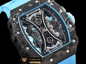 Richard Mille RM053-01 Skeleton Dial Real Forge Carbon Rubber Strap YSF Tourbillon V2 ETA