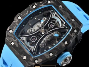 Richard Mille RM053-01 Skeleton Dial Real Forge Carbon Rubber Strap YSF Tourbillon V2 ETA