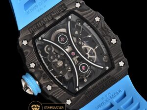 Richard Mille RM053-01 Skeleton Dial Real Forge Carbon Rubber Strap YSF Tourbillon V2 ETA