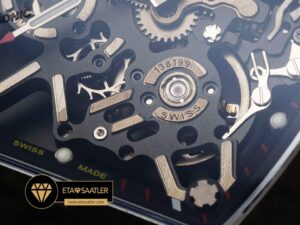 Richard Mille RM35-01 NTPT Carbon Kasa Örme Deri Kordon İskelet Kadran SONIC V2 ETA