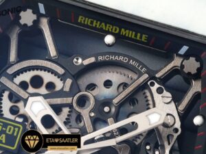 Richard Mille RM35-01 RAFA Beyaz NTPT Carbon Kasa Kırmızı Kauçuk Kordon SONIC V2 ETA