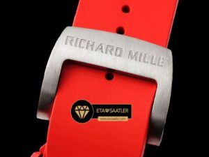 Richard Mille RM35-01 RAFA Beyaz NTPT Carbon Kasa Kırmızı Kauçuk Kordon SONIC V2 ETA