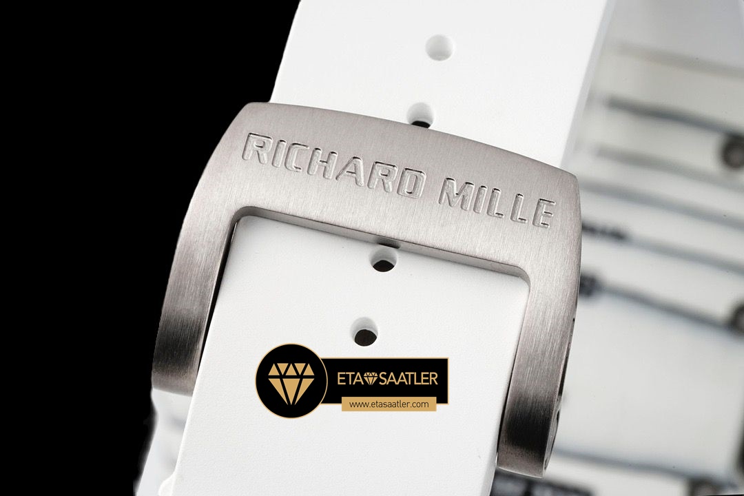 Richard Mille RM35-01 Rafael Nadal Beyaz NTPT Carbon Kasa İskelet Kadran SONIC V2 ETA