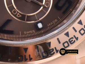 Rolex Daytona 116505 Rakamlı Kahve Kadran 904L Çelik Clean 4130 V2 ETA