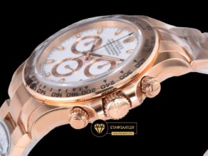 Rolex Daytona 116508 Chronograph 904L Rose Çelik Clean 4130 V2 ETA