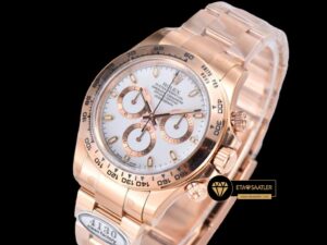 Rolex Daytona 116508 Chronograph 904L Rose Çelik Clean 4130 V2 ETA