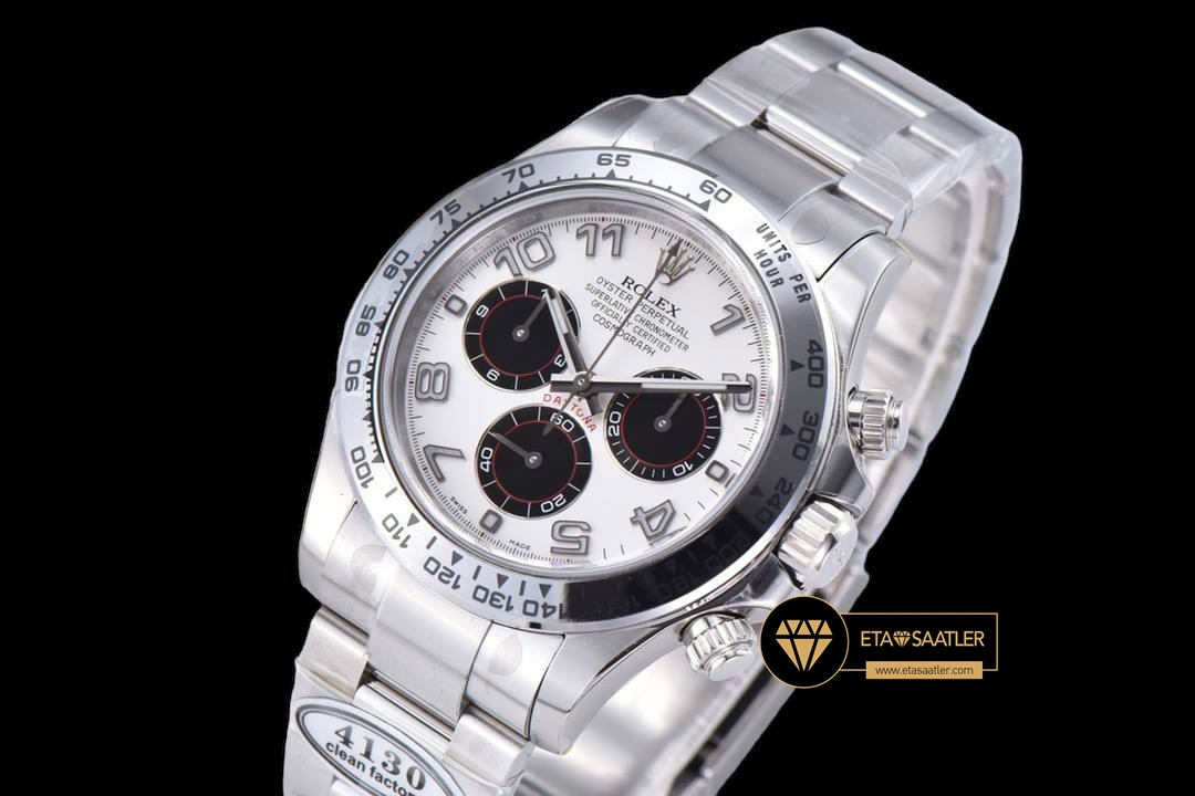 Rolex Daytona 116509 Chronograph Rakamlı Kadran 904L Çelik Clean 4130 V2 ETA