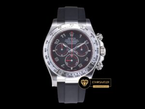 Rolex Daytona 116509 Cosmograph Siyah Kadran 904L Çelik Clean 4130 V2 ETA