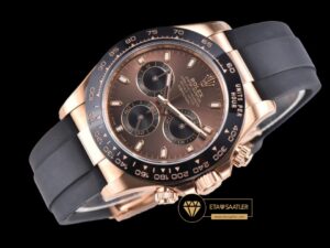 Rolex Daytona 116515 Oysterflex Chocolate Kadran Clean 4130 V2 ETA