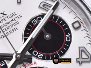 Rolex Daytona 116519 Rakamlı Beyaz Kadran Kauçuk Kordon Clean 4130 V2 ETA