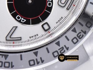 Rolex Daytona 116519 Rakamlı Beyaz Kadran Kauçuk Kordon Clean 4130 V2 ETA