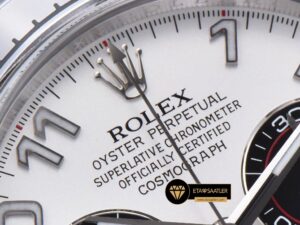 Rolex Daytona 116519 Rakamlı Beyaz Kadran Kauçuk Kordon Clean 4130 V2 ETA