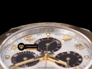 Rolex Daytona 116523 Rakamlı Beyaz Kadran 904L Çelik Clean 4130 V2 ETA