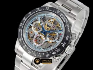 Rolex Daytona Juan Pablo Montoya Sonic Karbon Bezel İskelet Kadran Super Clone ETA