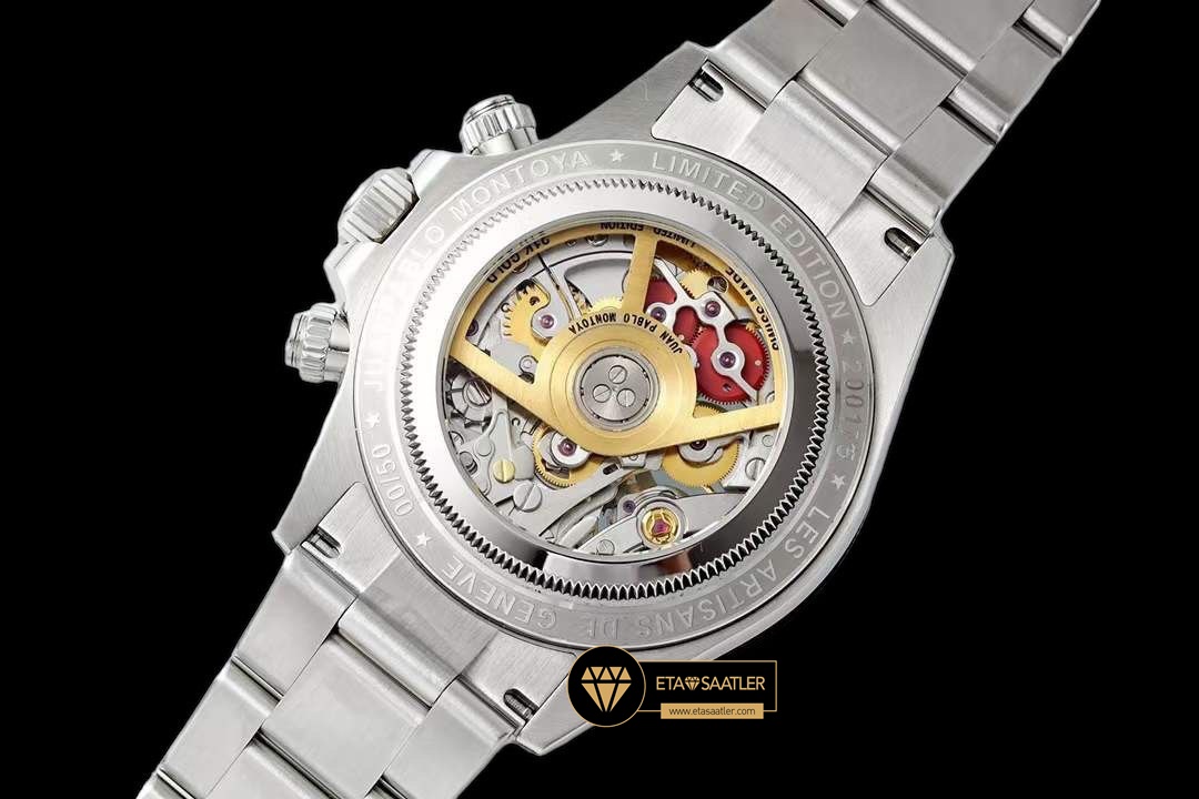 Rolex Daytona Juan Pablo Montoya Sonic Karbon Bezel İskelet Kadran Super Clone ETA