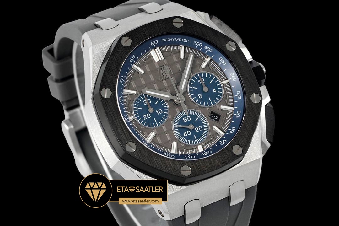 Audemars Piguet 26420 Royal Oak Offshore Gri Kadran 44mm Super Clone ETA