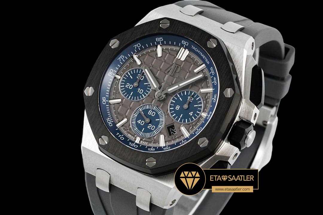 Audemars Piguet 26420 Royal Oak Offshore Gri Kadran 44mm Super Clone ETA