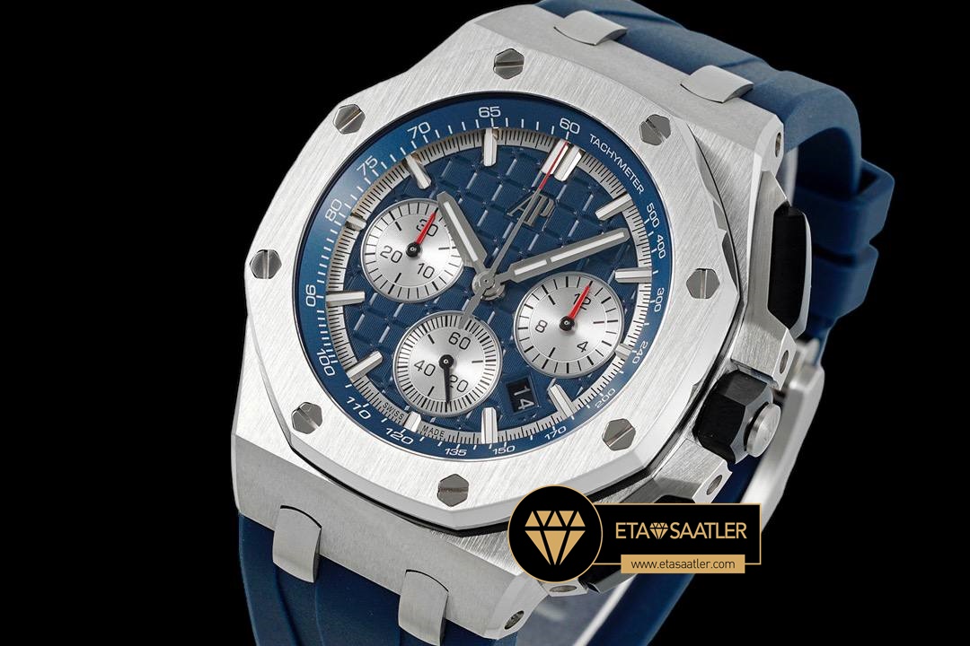 Audemars Piguet 26420 Royal Oak Offshore Mavi Kadran 44mm Super Clone ETA