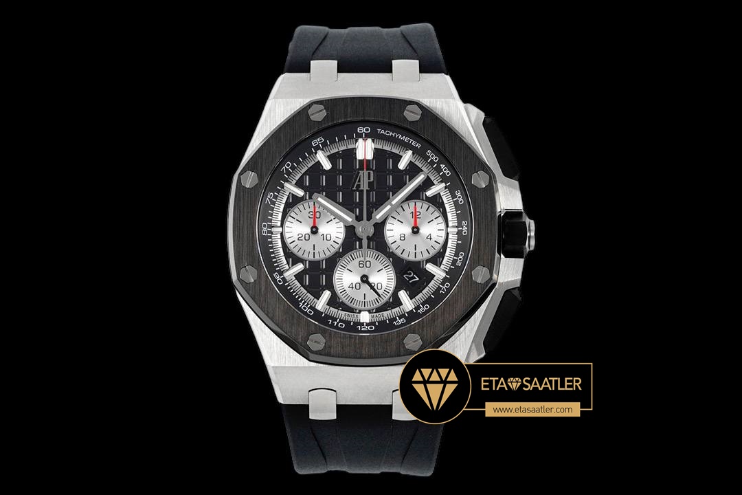 Audemars Piguet 26420 Royal Oak Offshore Siyah Kadran 44mm Super Clone ETA