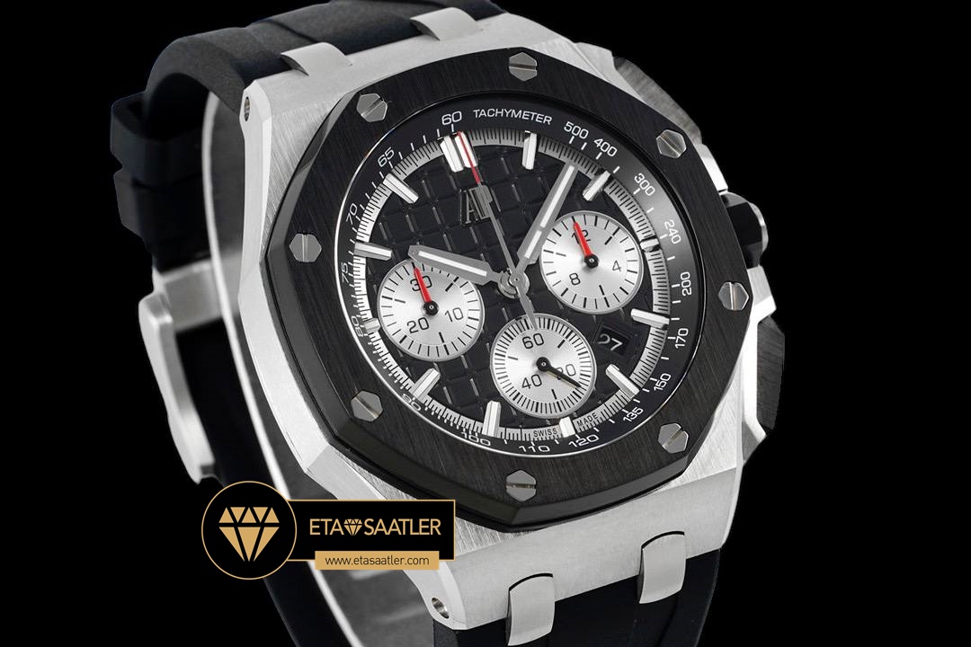 Audemars Piguet 26420 Royal Oak Offshore Siyah Kadran 44mm Super Clone ETA