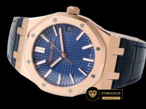 Audemars Piguet Royal Oak 15510OR Deri Kordon Rose Super Clone ETA