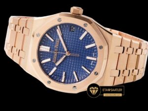 Audemars Piguet Royal Oak 15510OR Mavi Kadran Rose Super Clone ETA