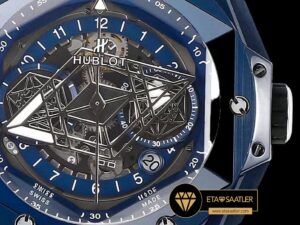 Hublot Big Bang Sang Blue II HUB1240 İskelet Kadran Super Clone ETA