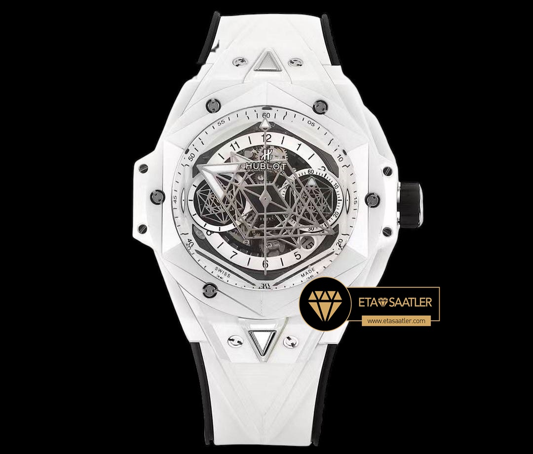 Hublot Big Bang Sang White II HUB1240 İskelet Kadran Super Clone ETA