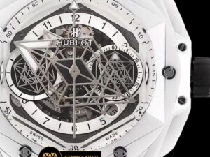 Hublot Big Bang Sang White II HUB1240 İskelet Kadran Super Clone ETA