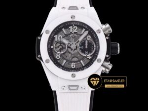 Hublot Big Bang Unico Beyaz Seramik HUB1280 İskelet Kadran Super Clone ETA